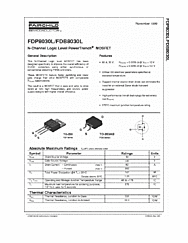 DataSheet FDP8030L pdf